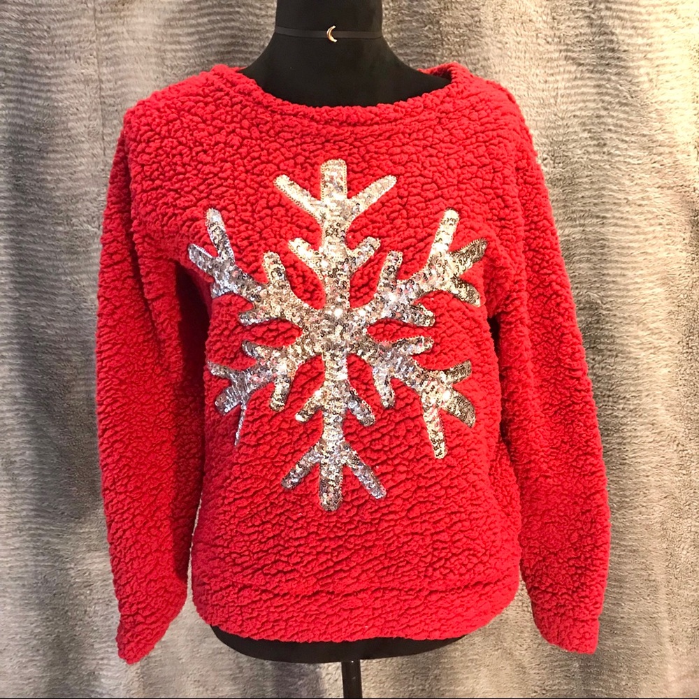 Red Snowflake ❄️ sweater